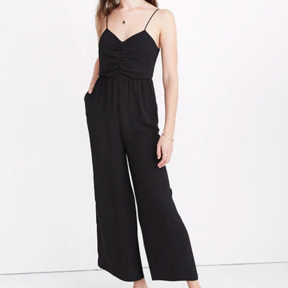 Madewell Pants - ✨NWT✨ Madewell Black Wide-Leg Jumpsuit